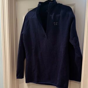 The Black Dog Navy Half-Zip Sweatshirt
